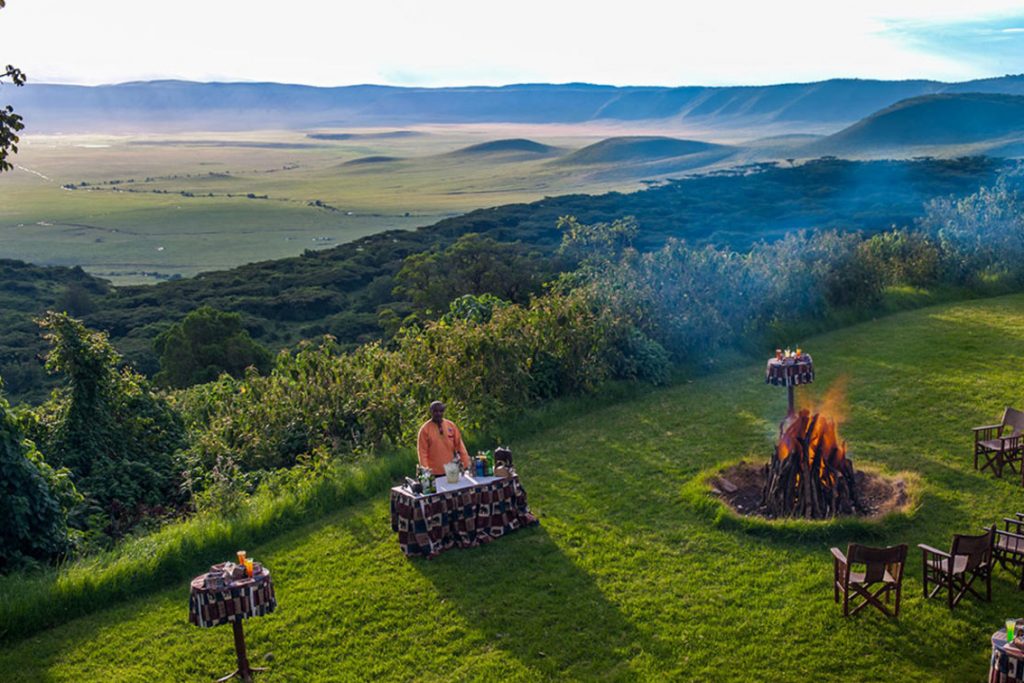 Ngorongoro Crater View From Sopa Lodge